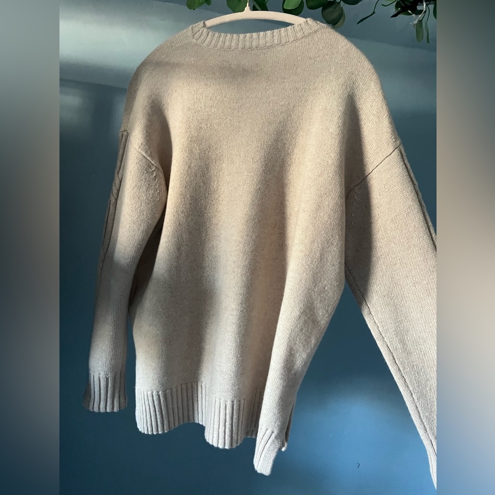 Max Mara 100% cashmere side braided sweater - Picture 5 of 6